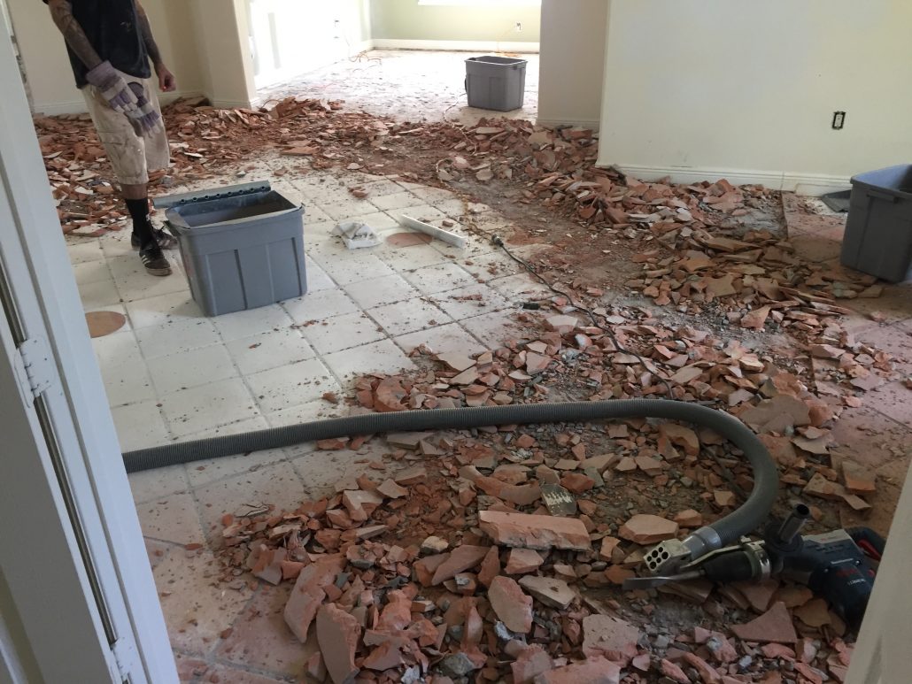 Carpet and Tile Removal in South Florida | DustBusters Floor Removal